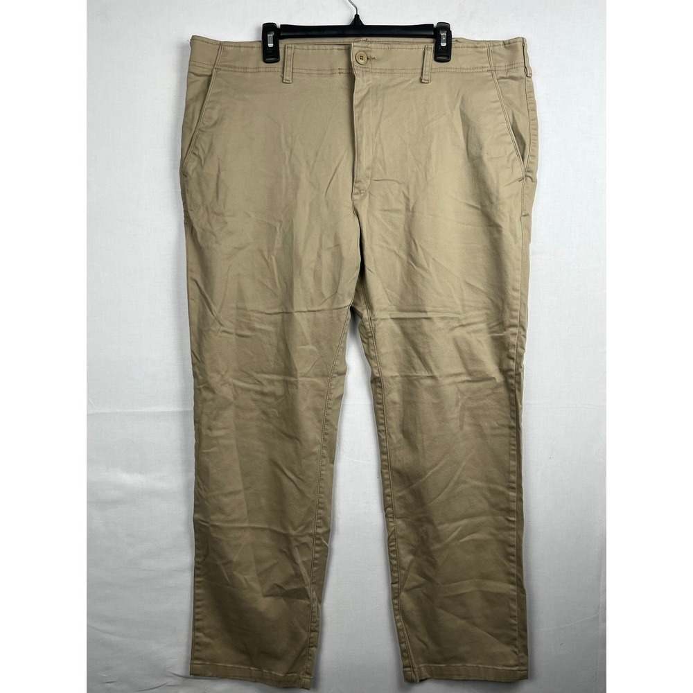 Lee Performance Series Extreme Comfort Khaki Pants Mens 42x30 Tan Chino